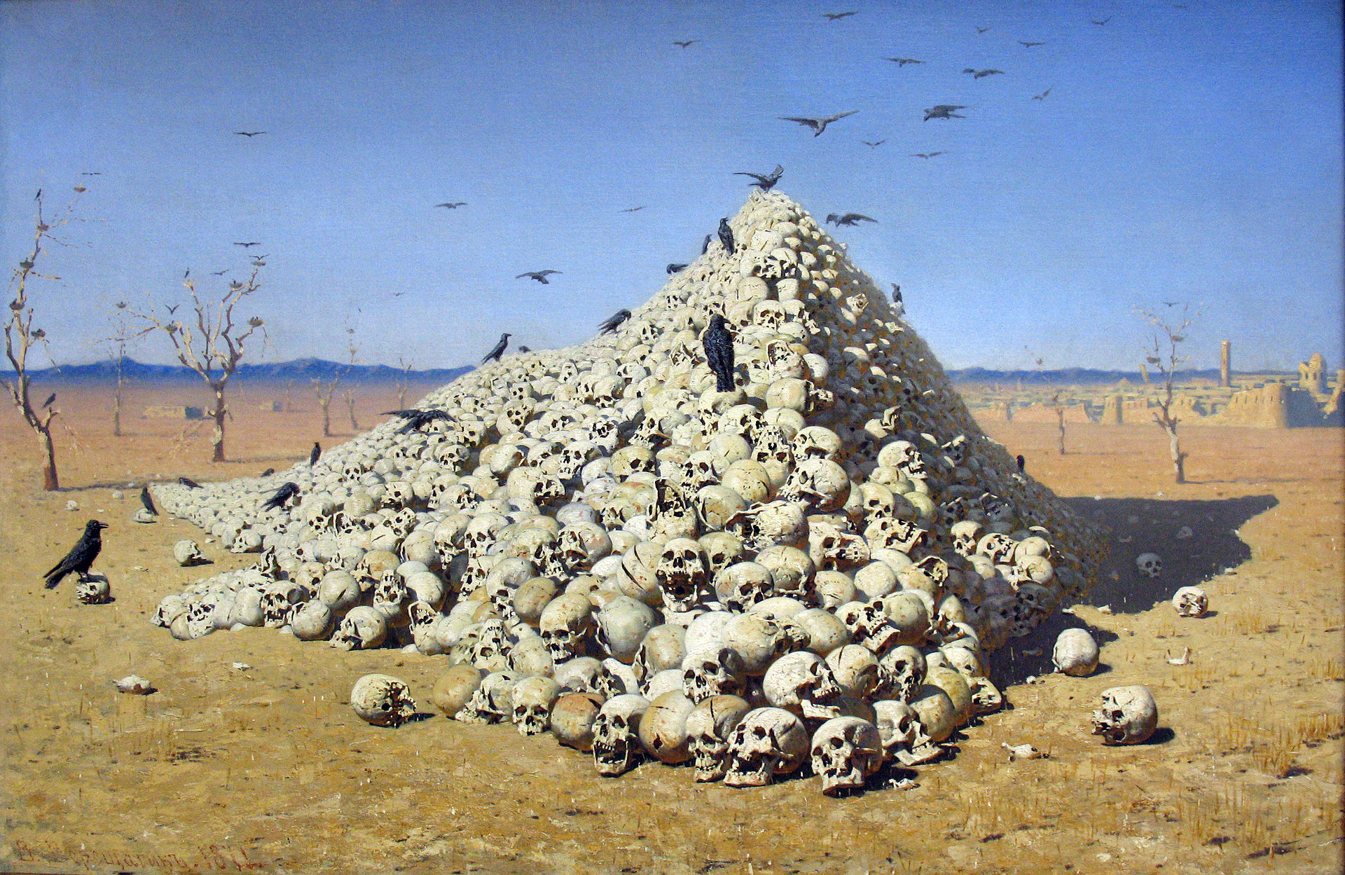 The Apotheosis of War by Vasily Vereshchagin